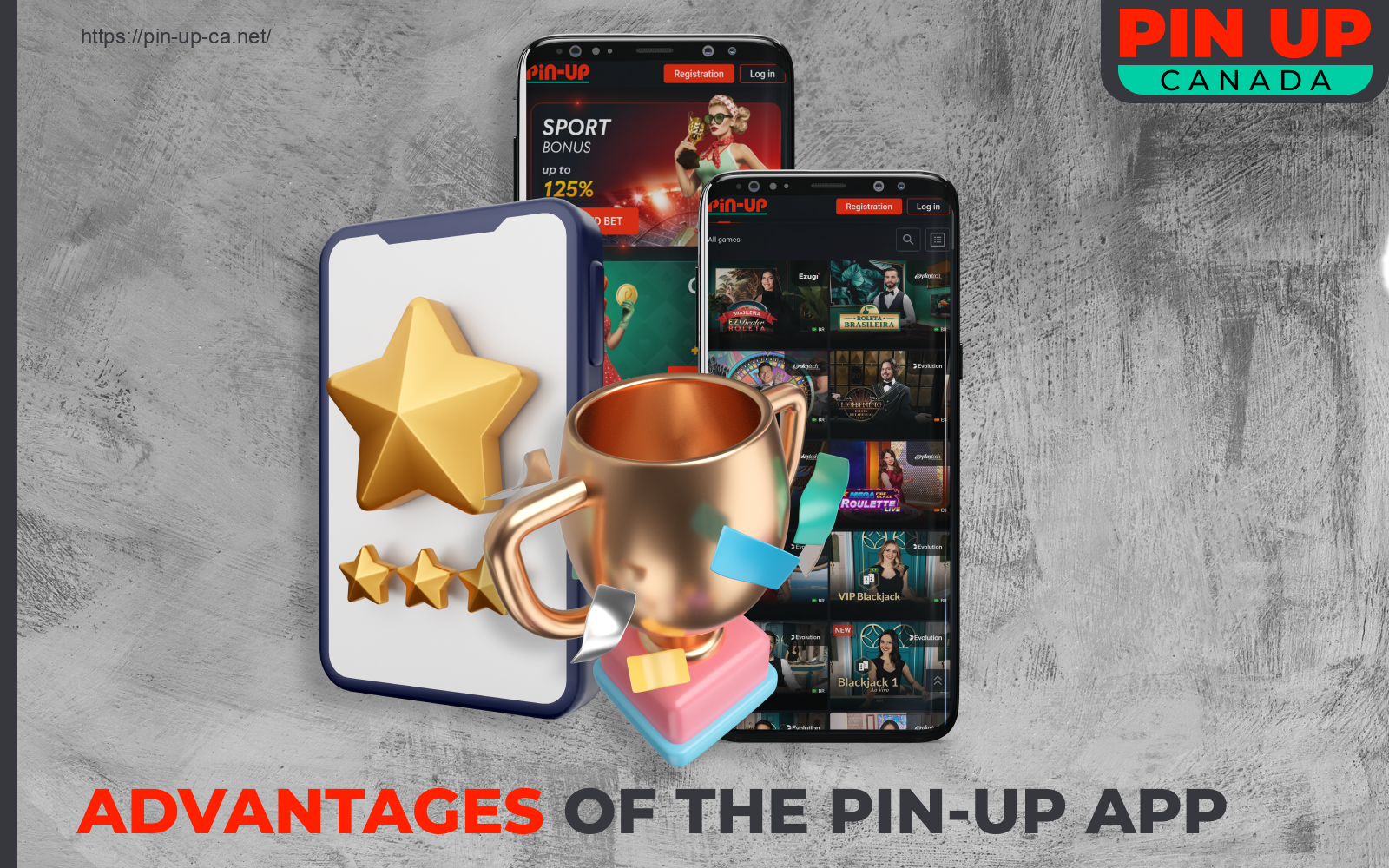 The Pin up app has many advantages, which is why players from Canada like it so much