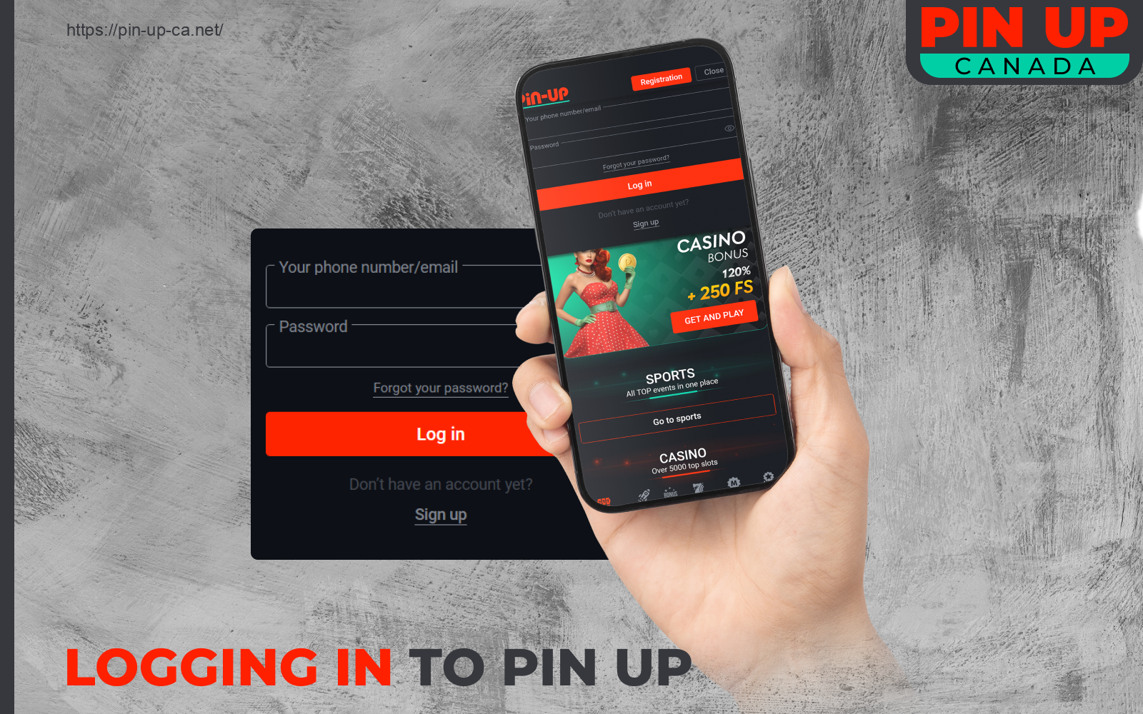 After logging into the Pin Up app, Canadian players can start betting on sports and playing casino games