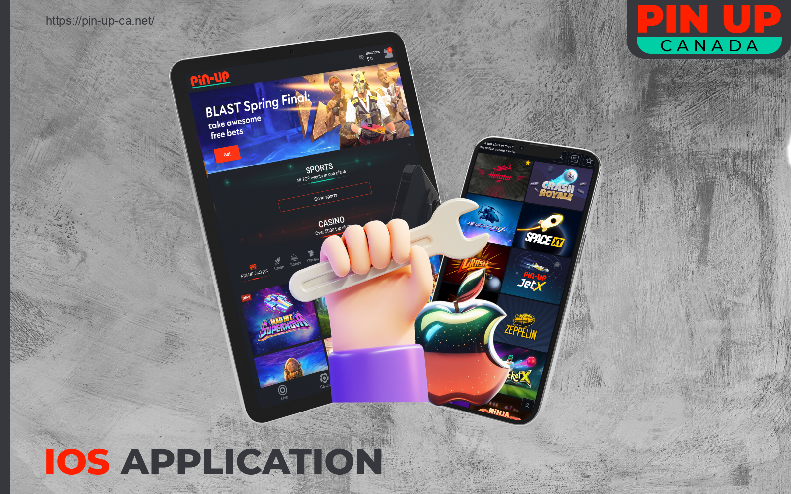 After installing the Pin-up app for iOS, players from Canada will be able to play online casino games anywhere and anytime