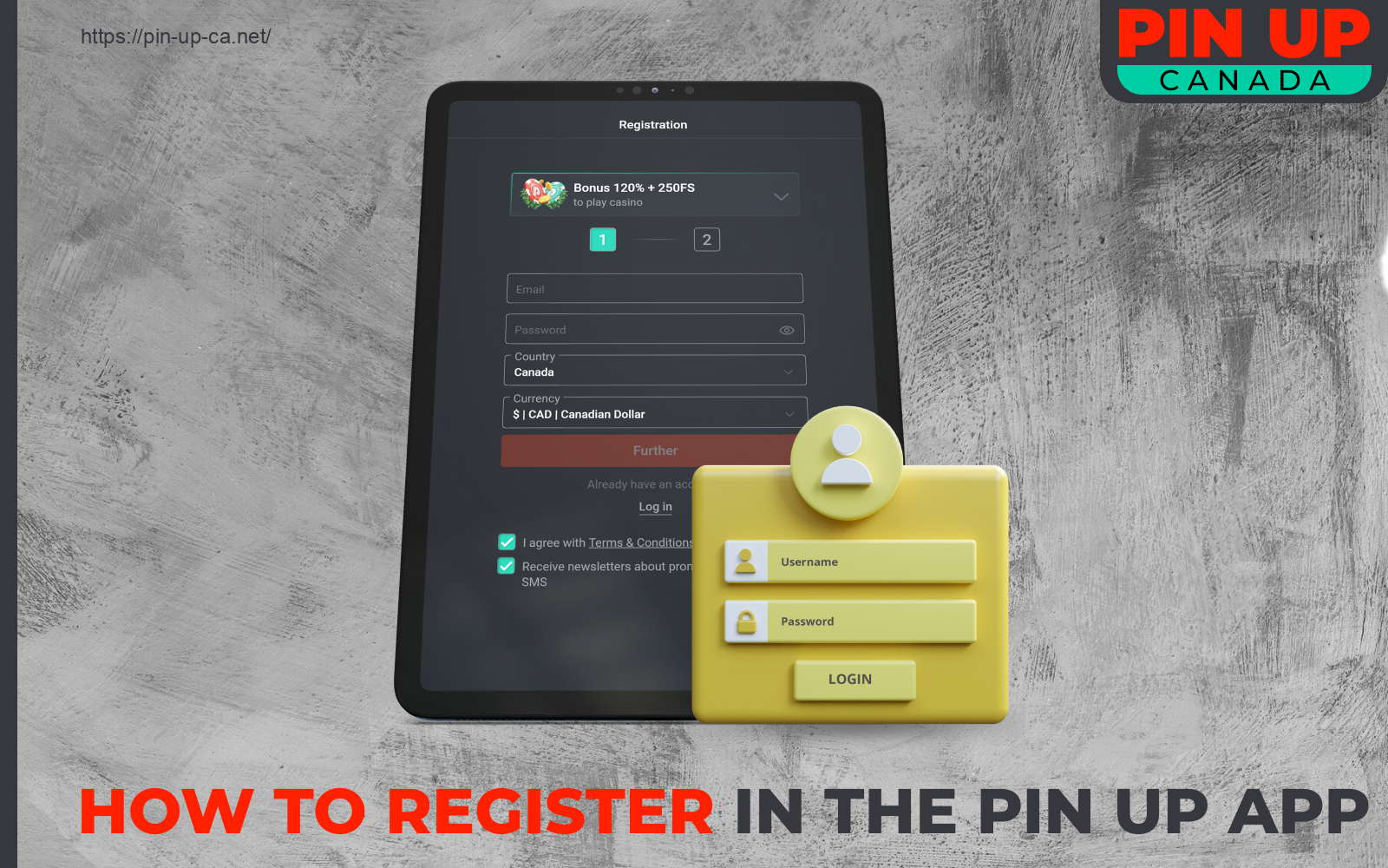 To access all features of the Pin Up app, including top-ups and bonuses, players from Canada need to create a new account