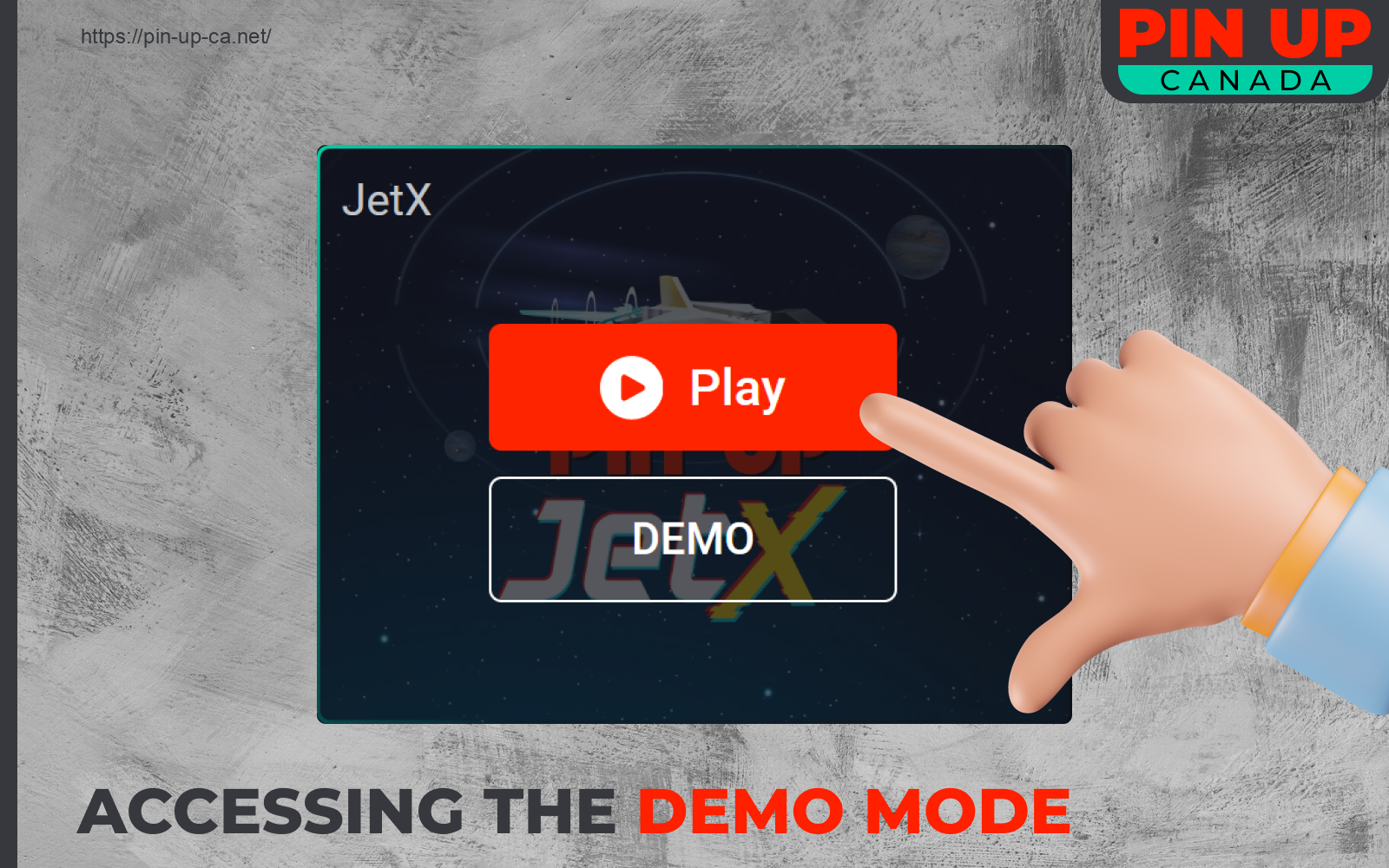 Pin Up Jet-X features a demo mode where Canadian players can watch the gameplay to understand the progression and mechanics of the game without using real money