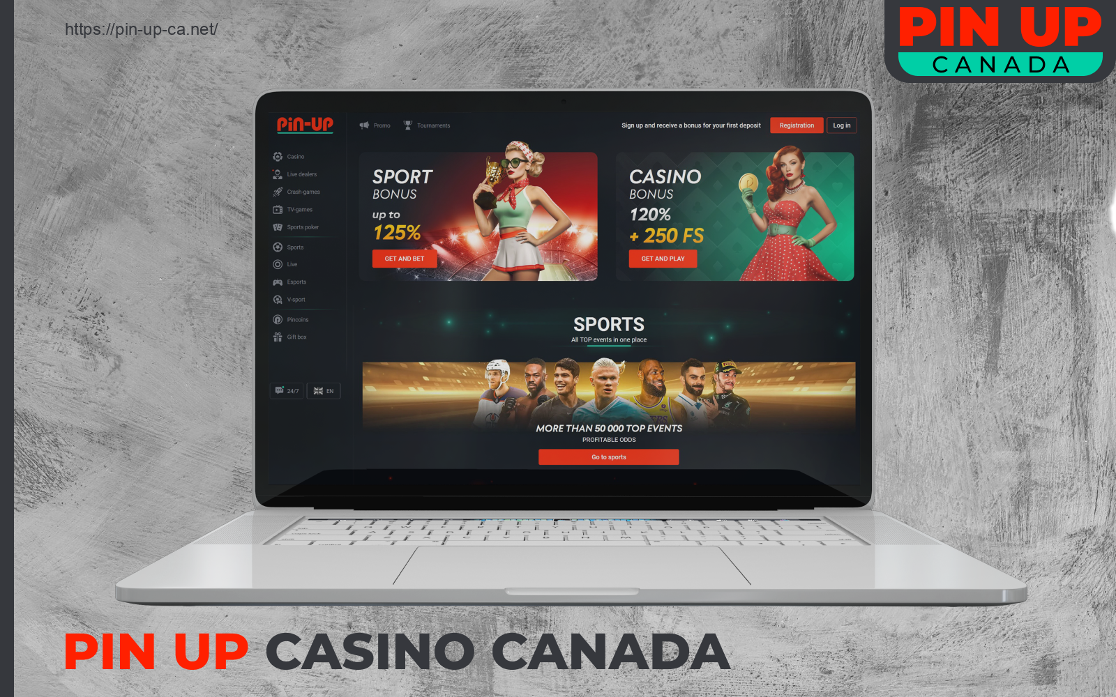 PinUp Casino Canada features a variety of games supplied by leading software providers, as well as sports betting